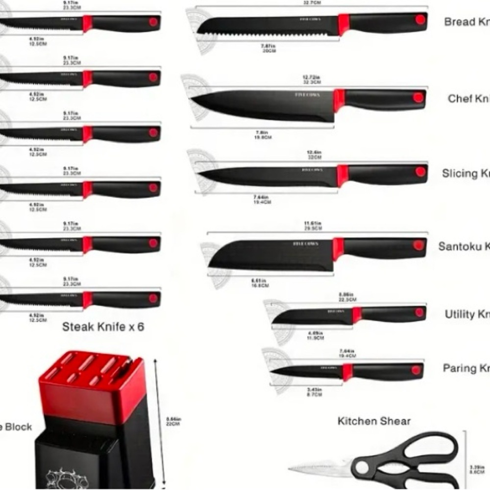 Knife set brand new